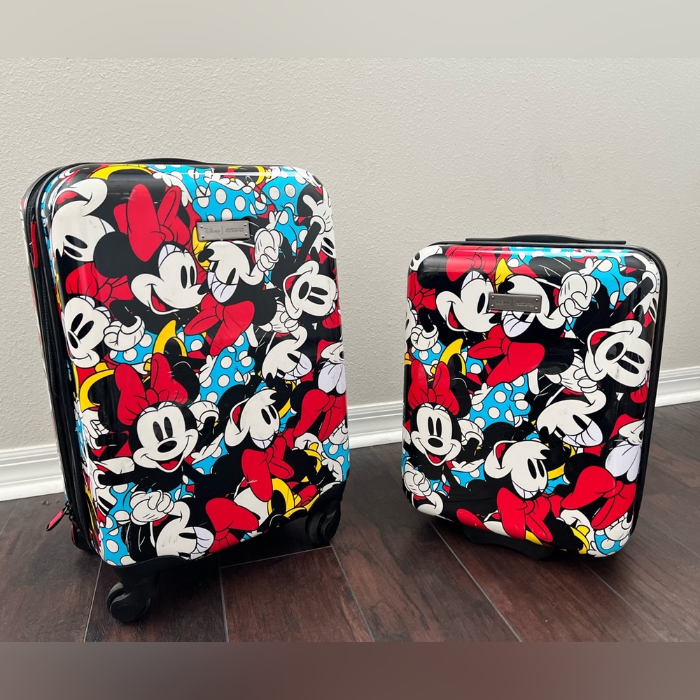 Minnie Mouse American Tourister- 2 Piece Luggage Set
